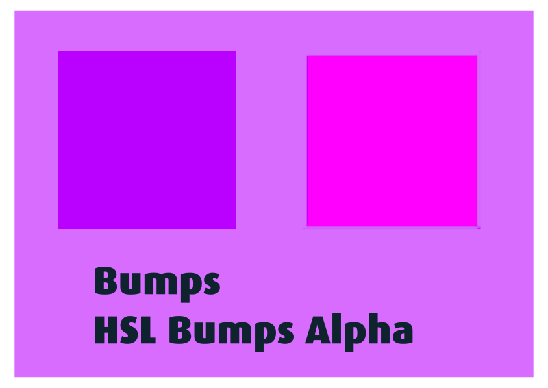 Bumps HSL Bumps Alpha