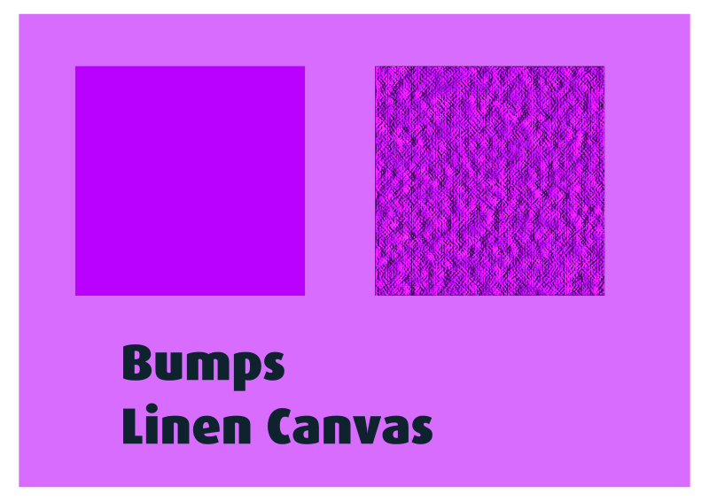 Bumps Linen Canvas