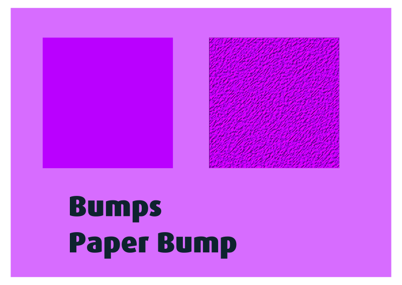 Bumps Paper Bump