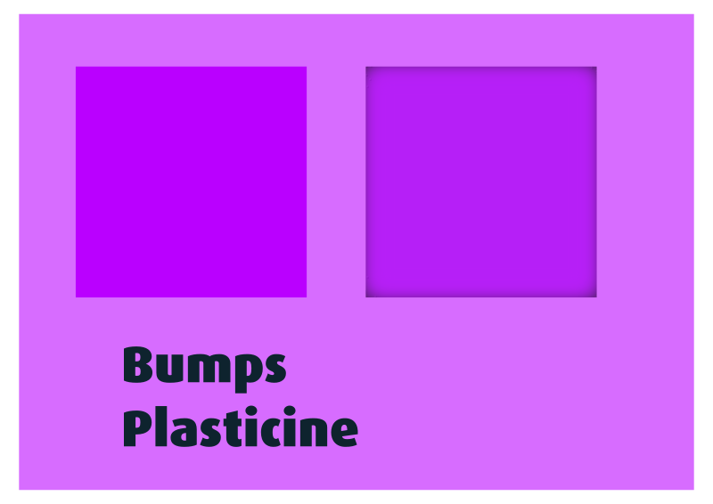 Bumps Plasticine