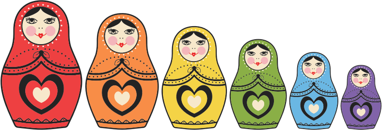 Matryoshka Dolls By Maria Alberto