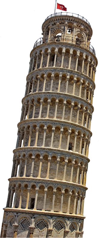 Leaning Tower Of Pisa By maja7777 - Openclipart