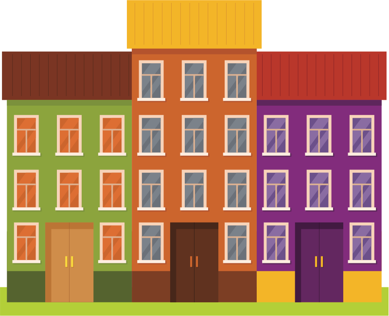 Colourful Houses