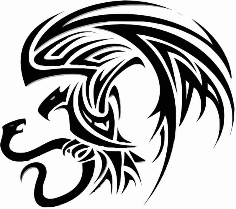 Eagle and Snake Tribal - Openclipart