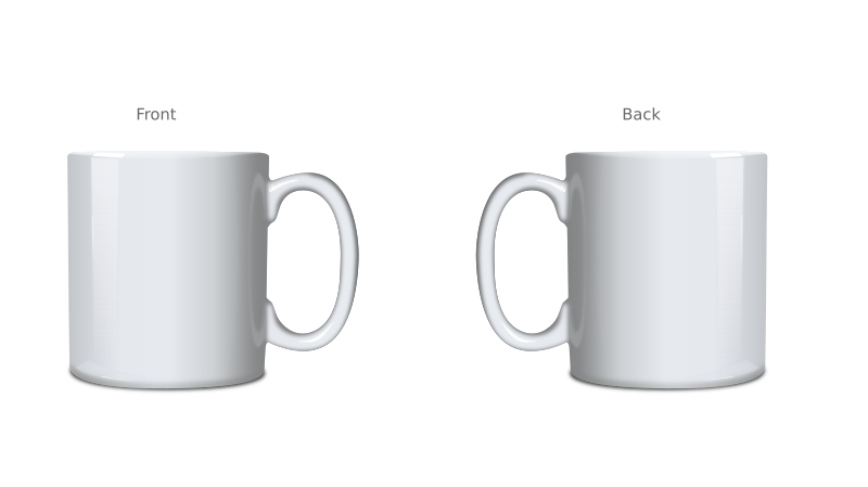 White Mug Template