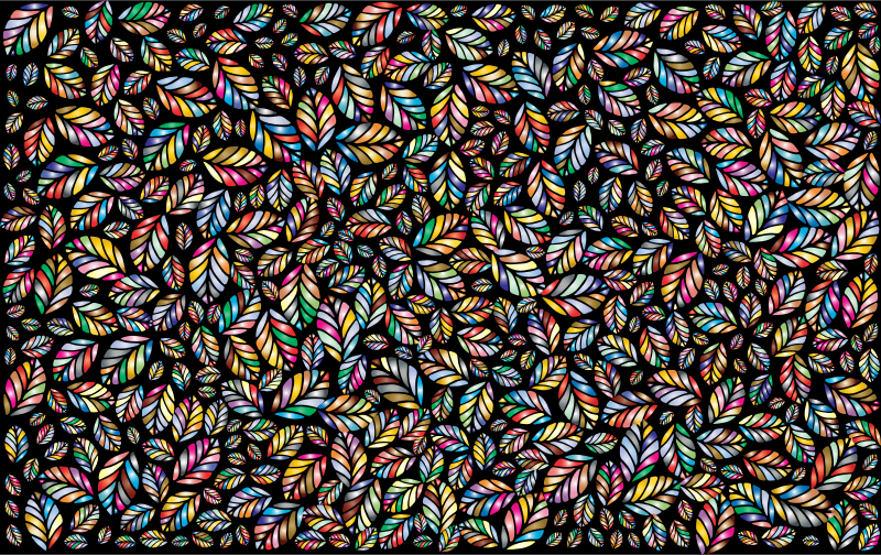 Leaves Background Prismatic