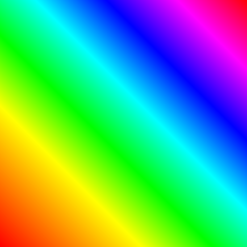 Animated rainbow gradient