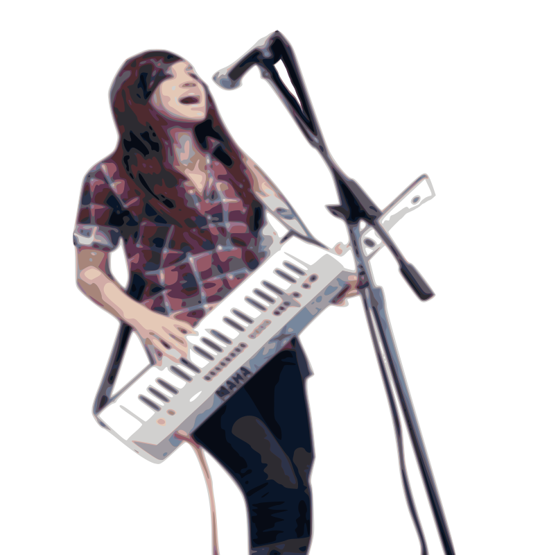 Keytar lady