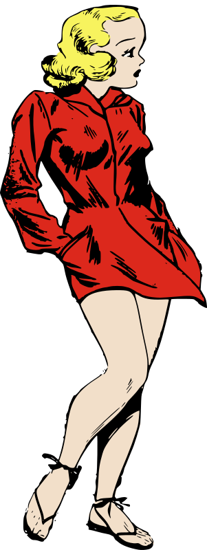 Red Dress Lady