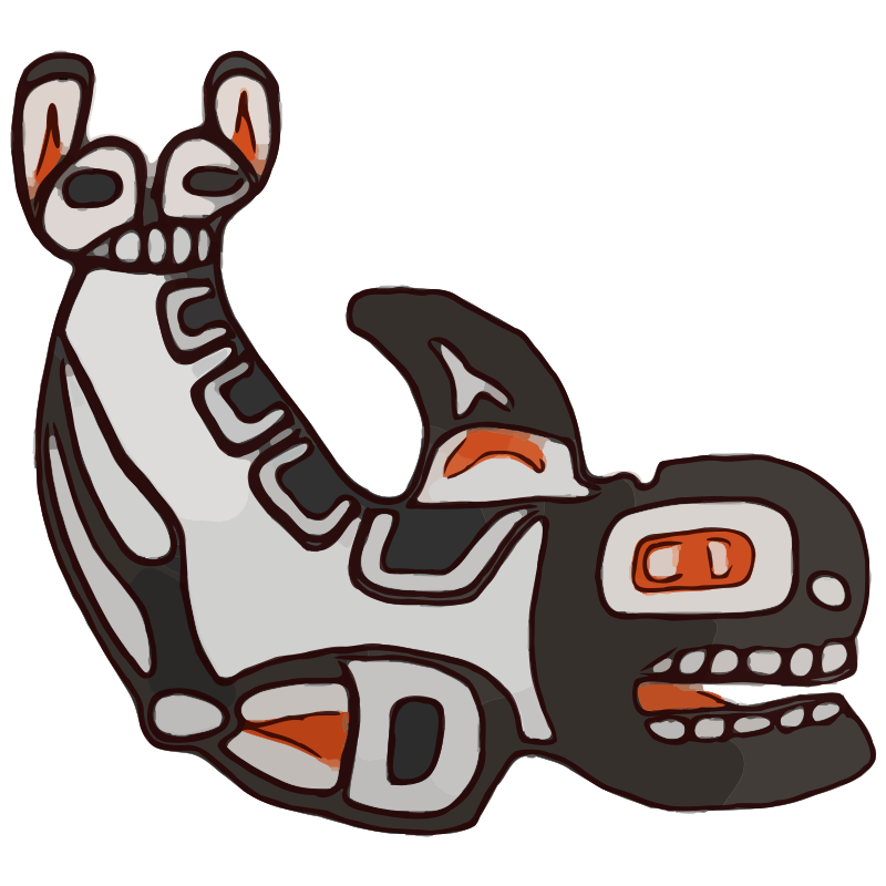 Salish Design Whale