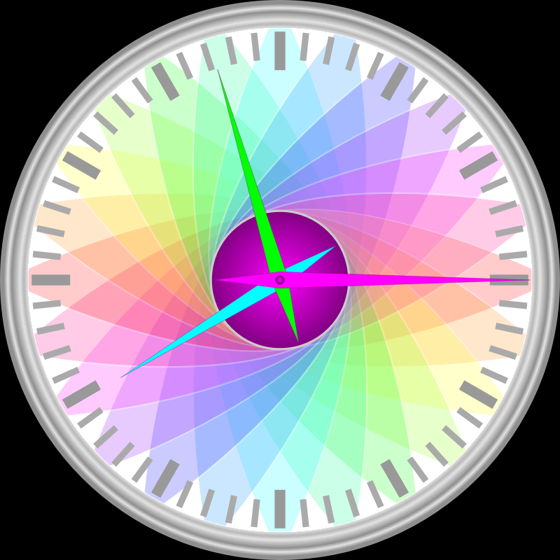 Manuelas animated clock