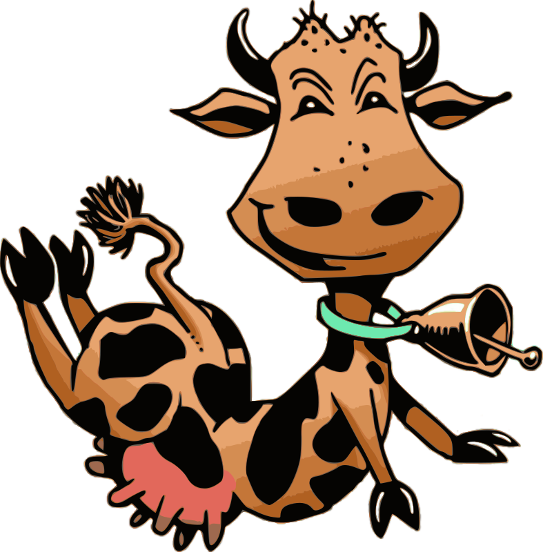 dancing cow clip art