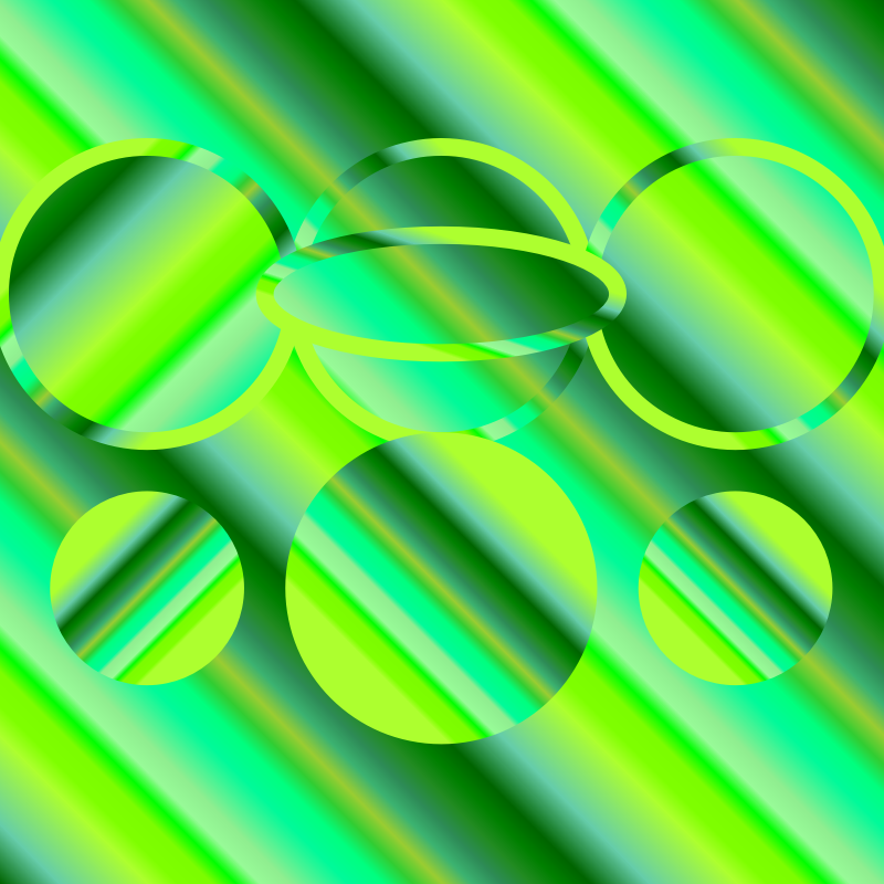 Green gradients