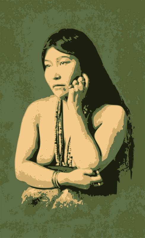 Thoughtful Native Woman