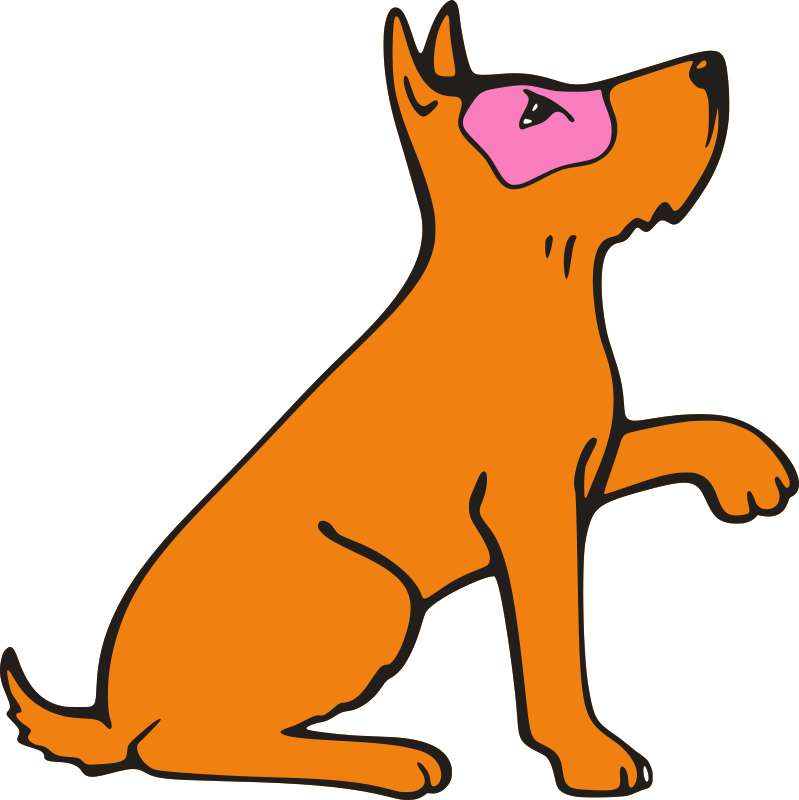 Obedient dog - Openclipart