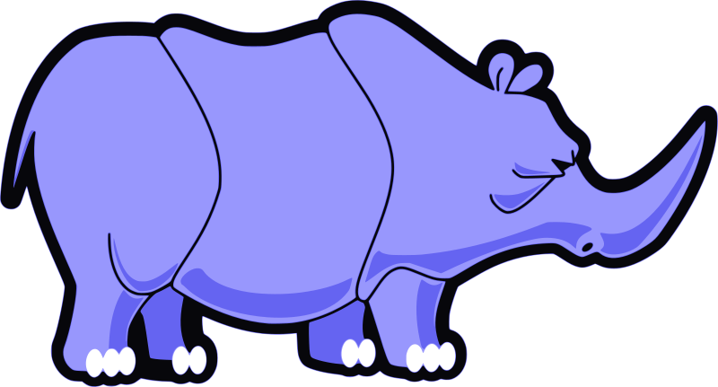 Cartoon Rhino