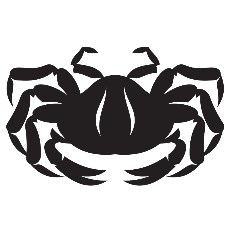 Crab silhouette