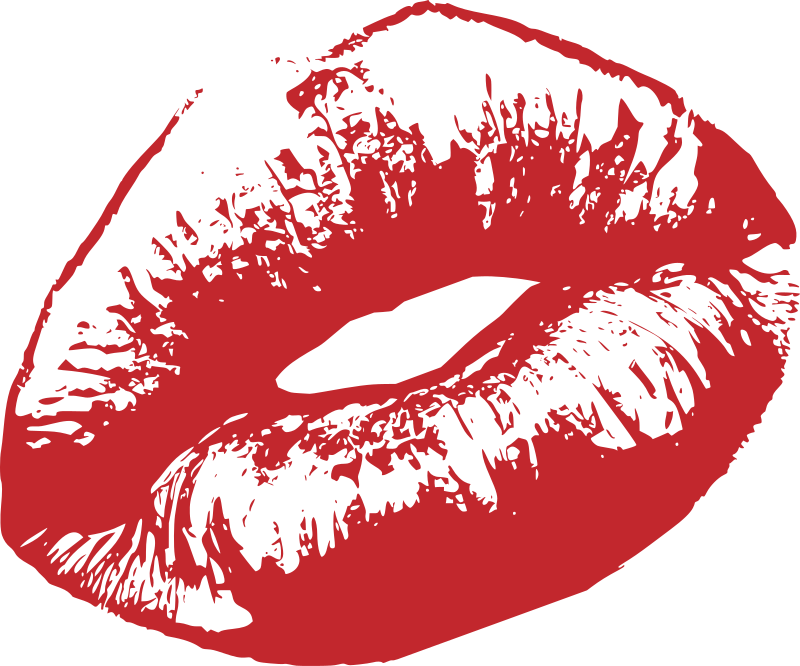 Red Lips of Woman