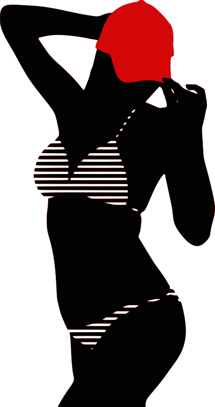 Woman Bikini Model Silhouette