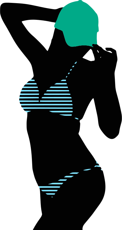 Woman Bikini Model Silhouette