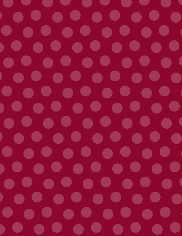 Polka pattern crimson red background