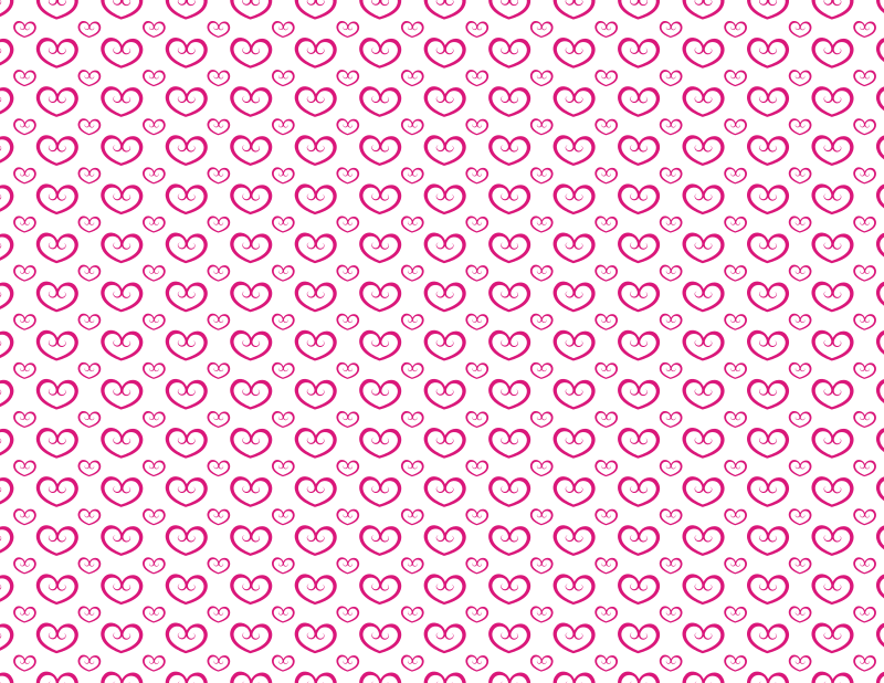 Love hearts pattern - Openclipart