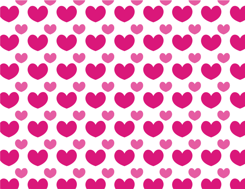 Love hearts graphic pattern