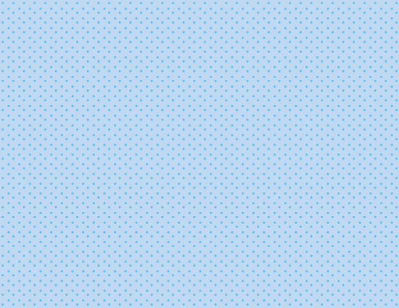 Polka dotted pattern blue background