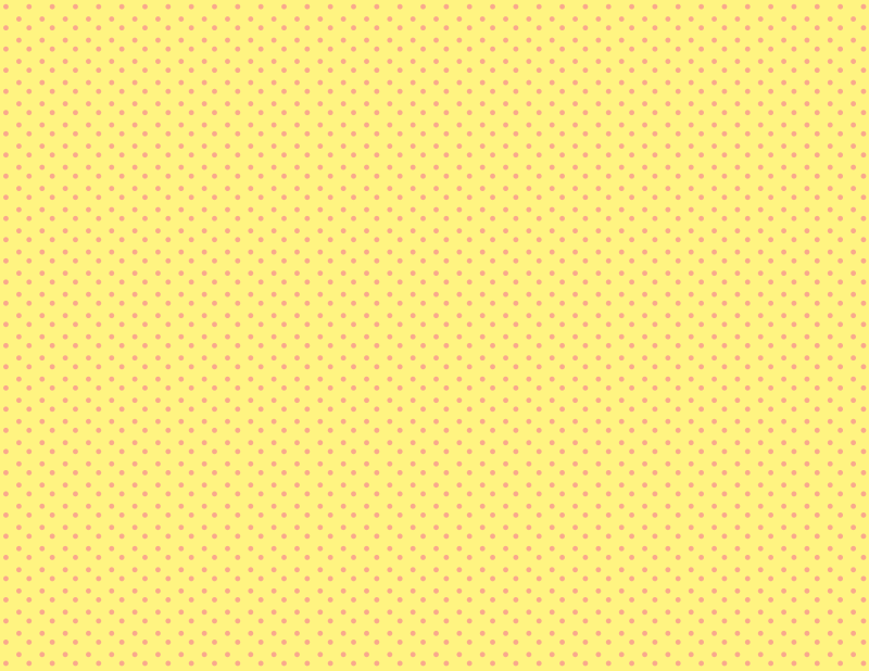 Yellow background polka dots