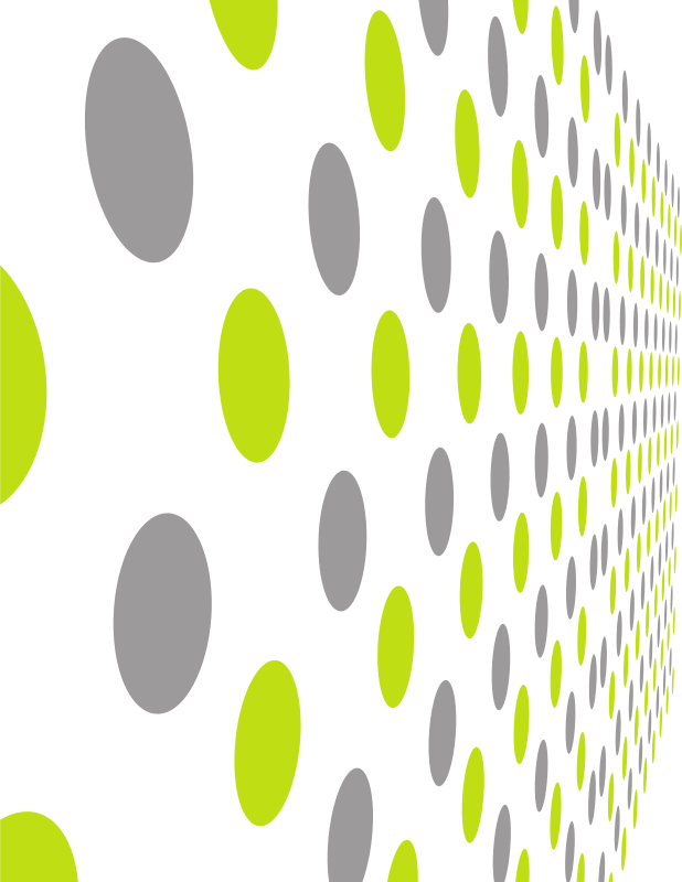 Pattern with grey and green dots