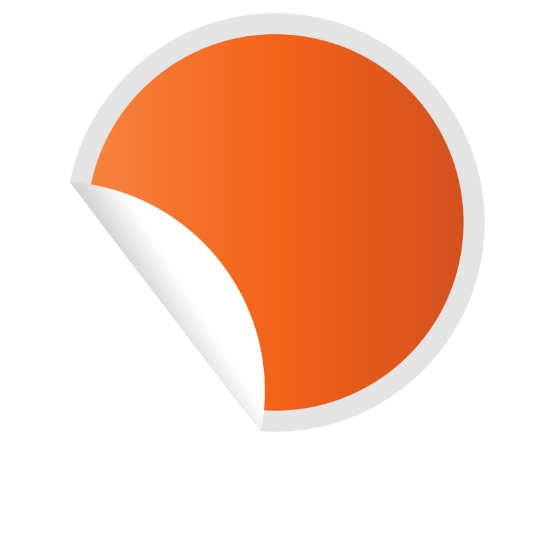 Peeling Sticker Openclipart