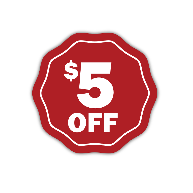 5 Discount png images