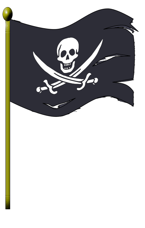 Tattered Pirate Flag