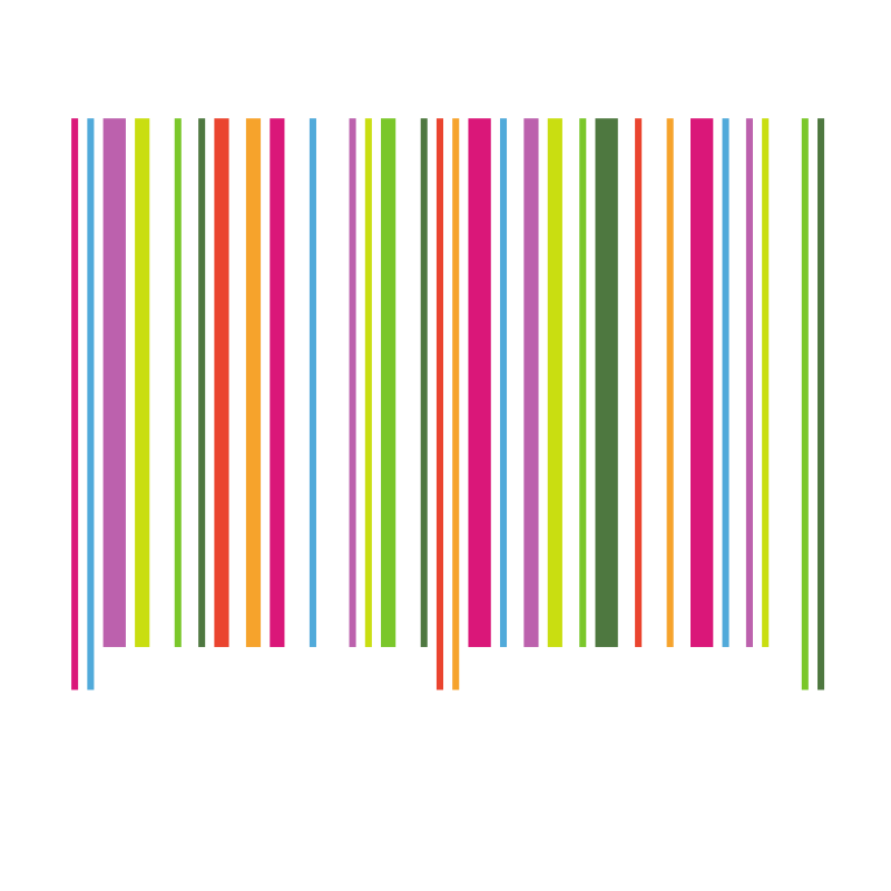 colorful barcodes