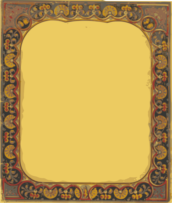 Curly Yellow Frame