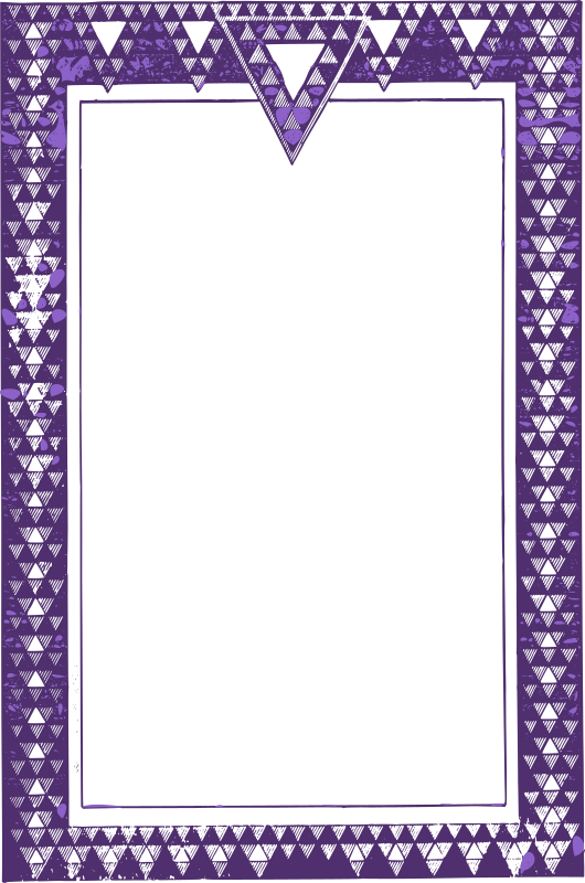 Purple Triangle Frame