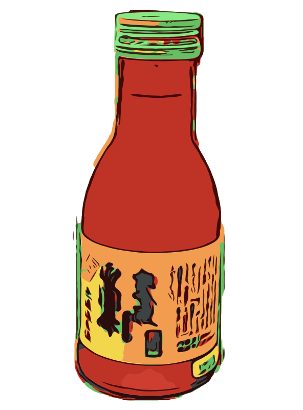 Hot Sauce Bottle