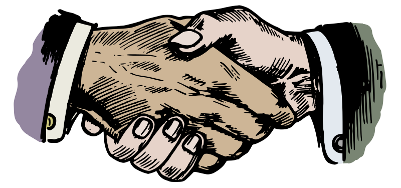 barazite handshake clipart