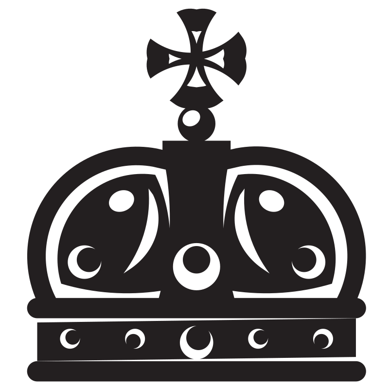 Royal crown silhouette