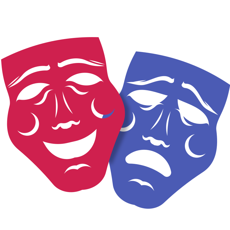 drama comedy mask png