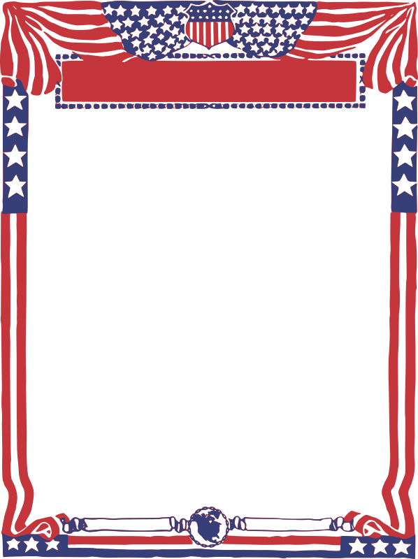 USA Patriotic Frame