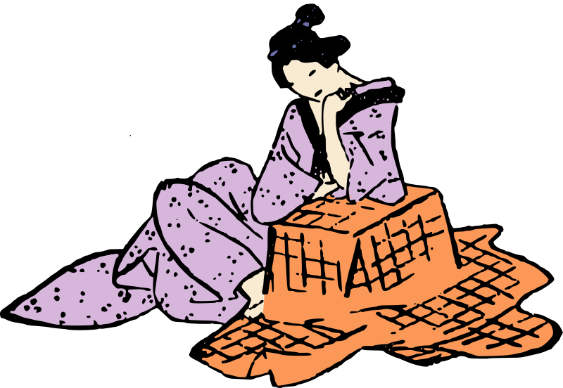 Kimono Lady in a Kotatsu