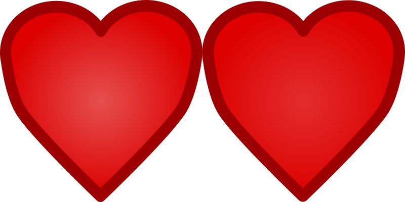 Red Hearts - Openclipart, Red Hearts 