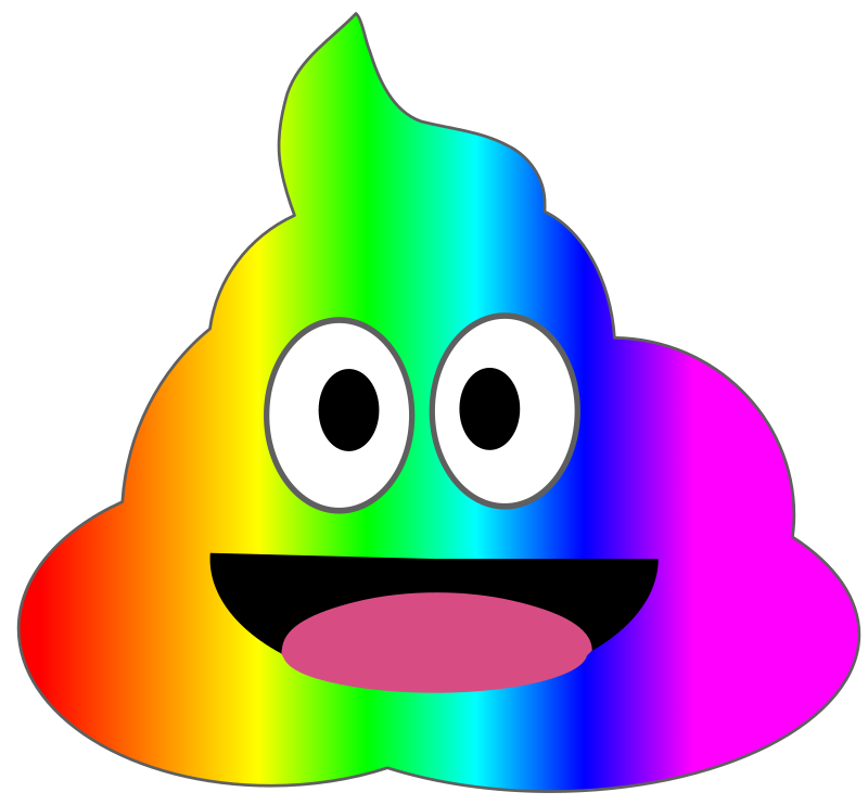 Rainbow poo deals