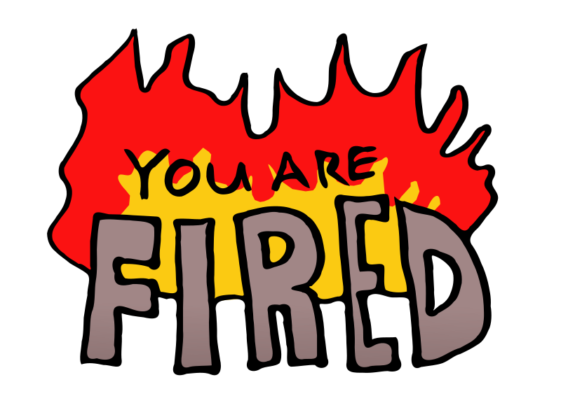 You Are Fired - Text