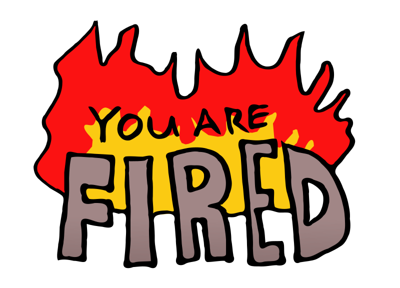 You Are Fired - Text - Openclipart