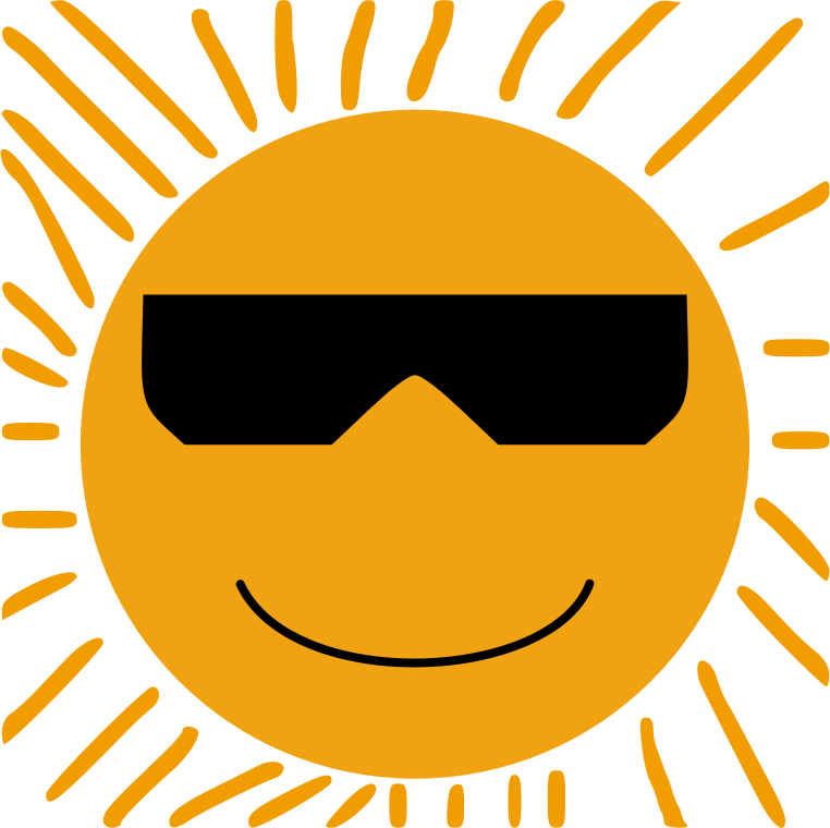 Sun with Glasses 2