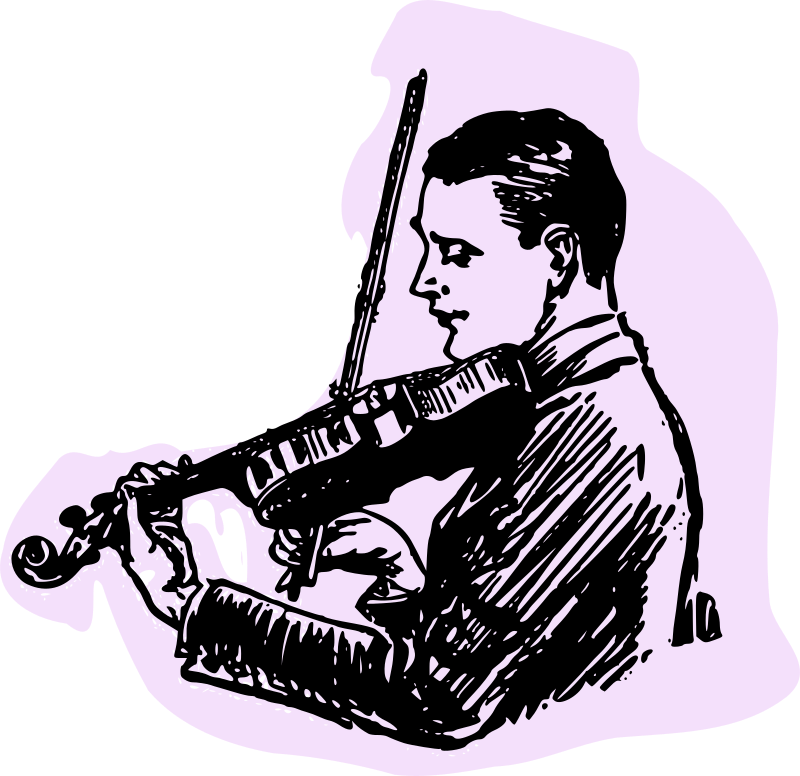 Man Playing Violin