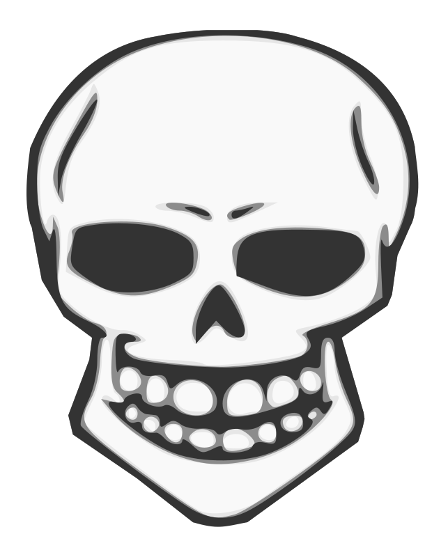 Stylized Human Skull