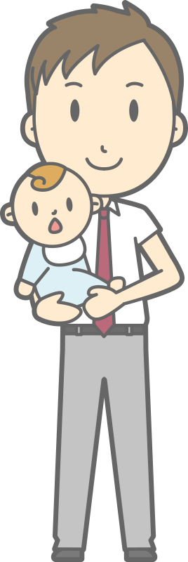 clipart father working